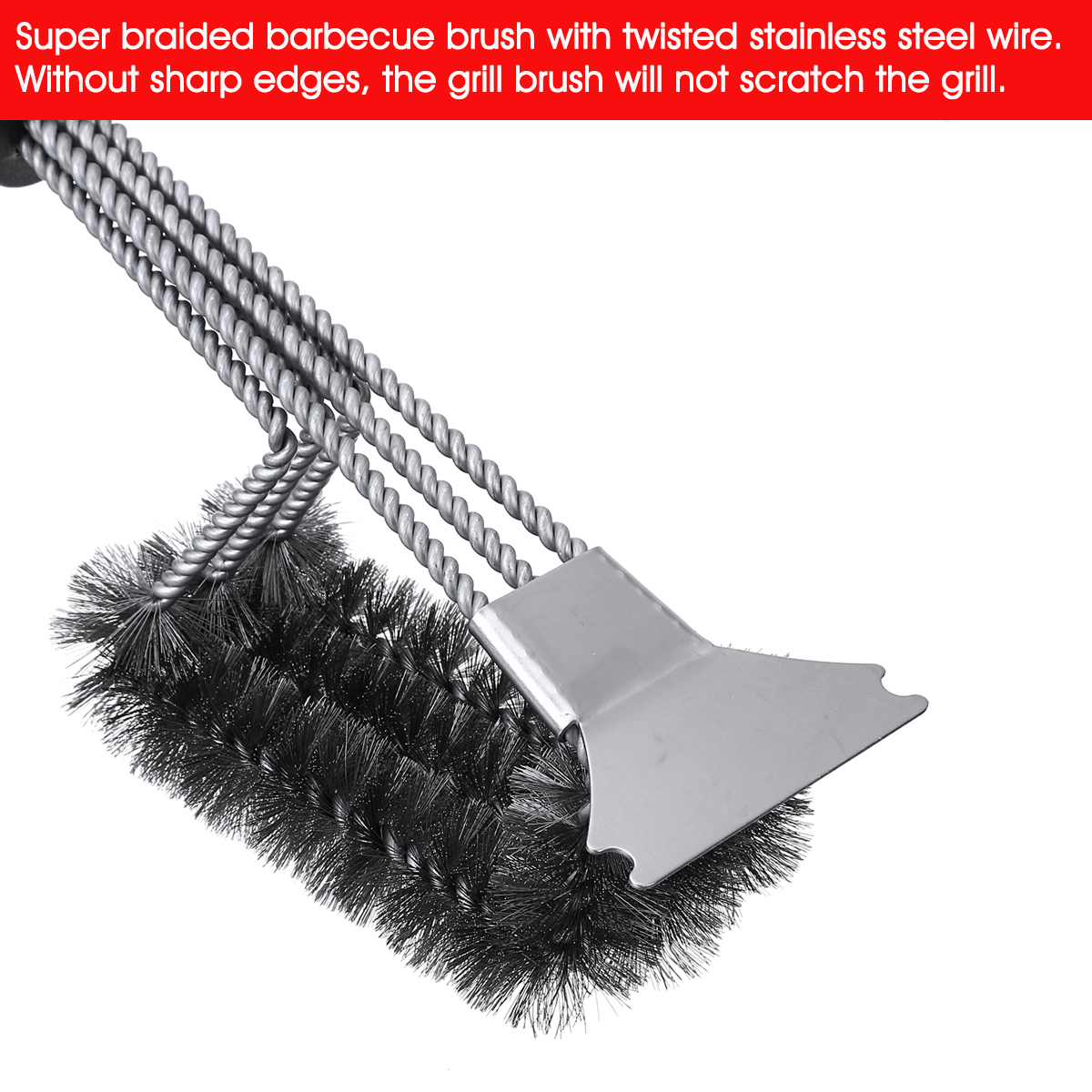 17-BBQ-Grill-Brush-Scraper-Scrubber-Barbecue-Cleaning-Tool-Wire-Kitchen-Stainless-Steel-Cleaner-1686880-3