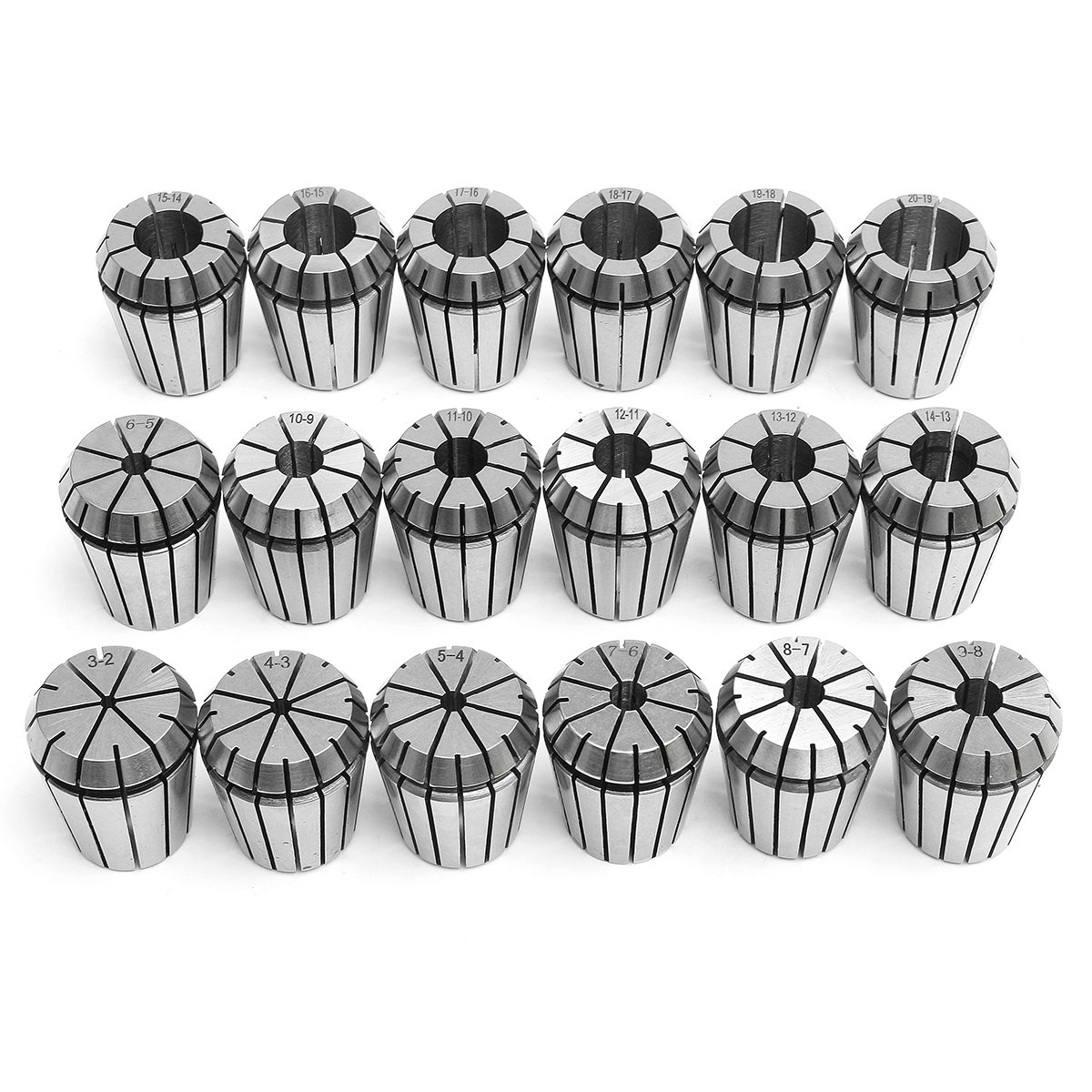 18pcs-3-20mm-Collects-Set-MTB3-ER32-Collet-Chuck-Set--12-Inch-Thread-with-Chuck-And-Spanner-1162136-6