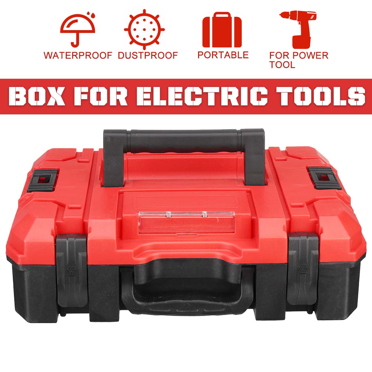 1PC-365-x-280-x-110mm-Shockproof-Waterproof-Dustproof-Function-Tool-Box-1939033-13