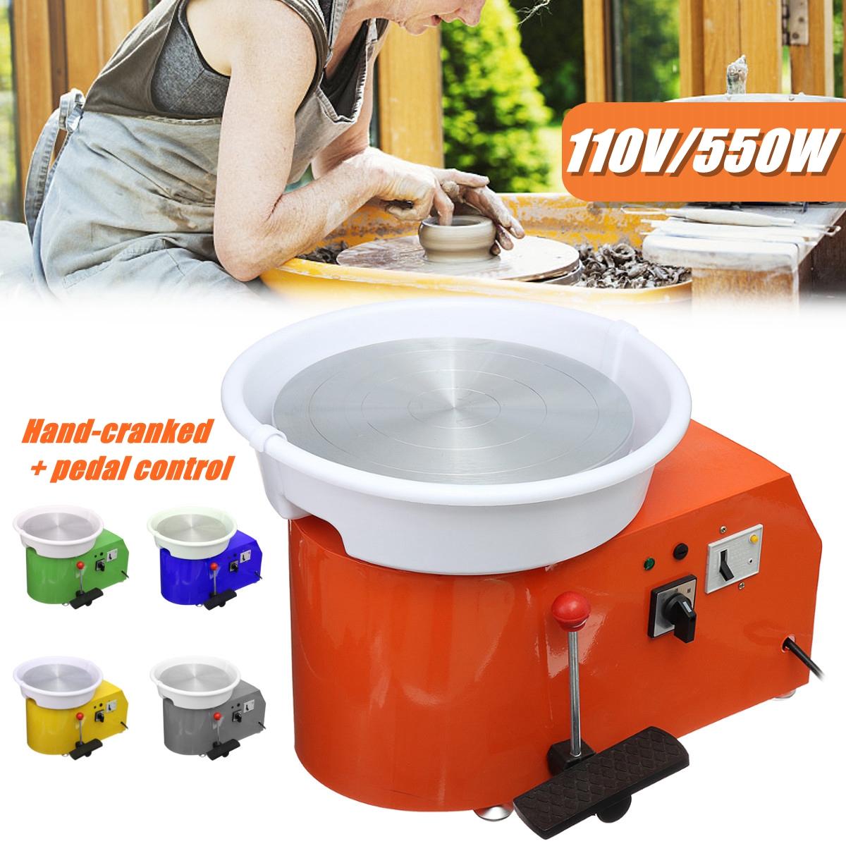 2-in-1-110V-550W-32CM-Electric-Pottery-Wheel-Machine-For-Ceramic-Work-Clay-Art-Craft-1407062-1