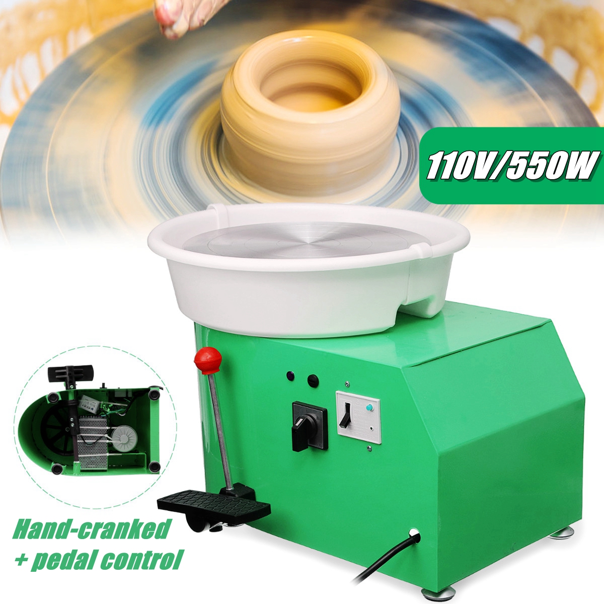 2-in-1-110V-550W-32CM-Electric-Pottery-Wheel-Machine-For-Ceramic-Work-Clay-Art-Craft-1407062-4