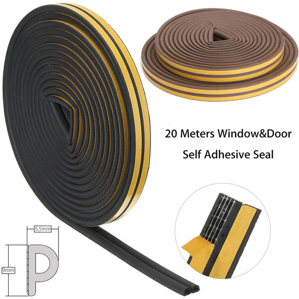 20-Meter-P-type-EPDM-Weather-Window-Door-Strip-Self-Adhesive-Draught-Excluder-Seal-1264958-8