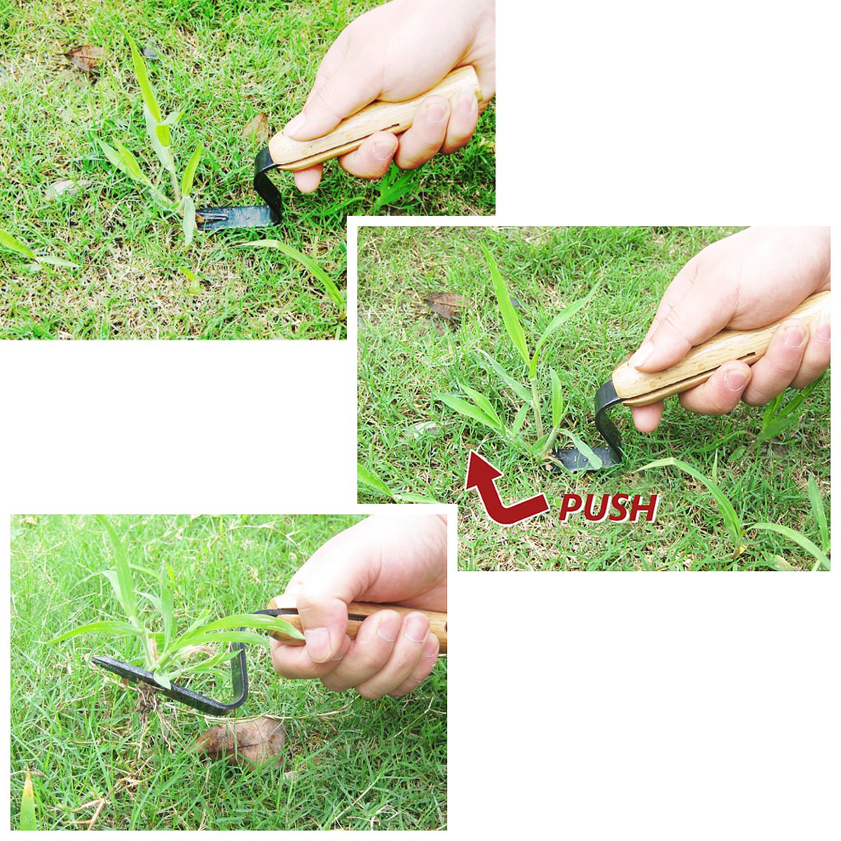 20cm-Forked-Head-Hand-Weeder-Puller-Patio-wood-handle-Garden-Remove-Weeds-1233517-2