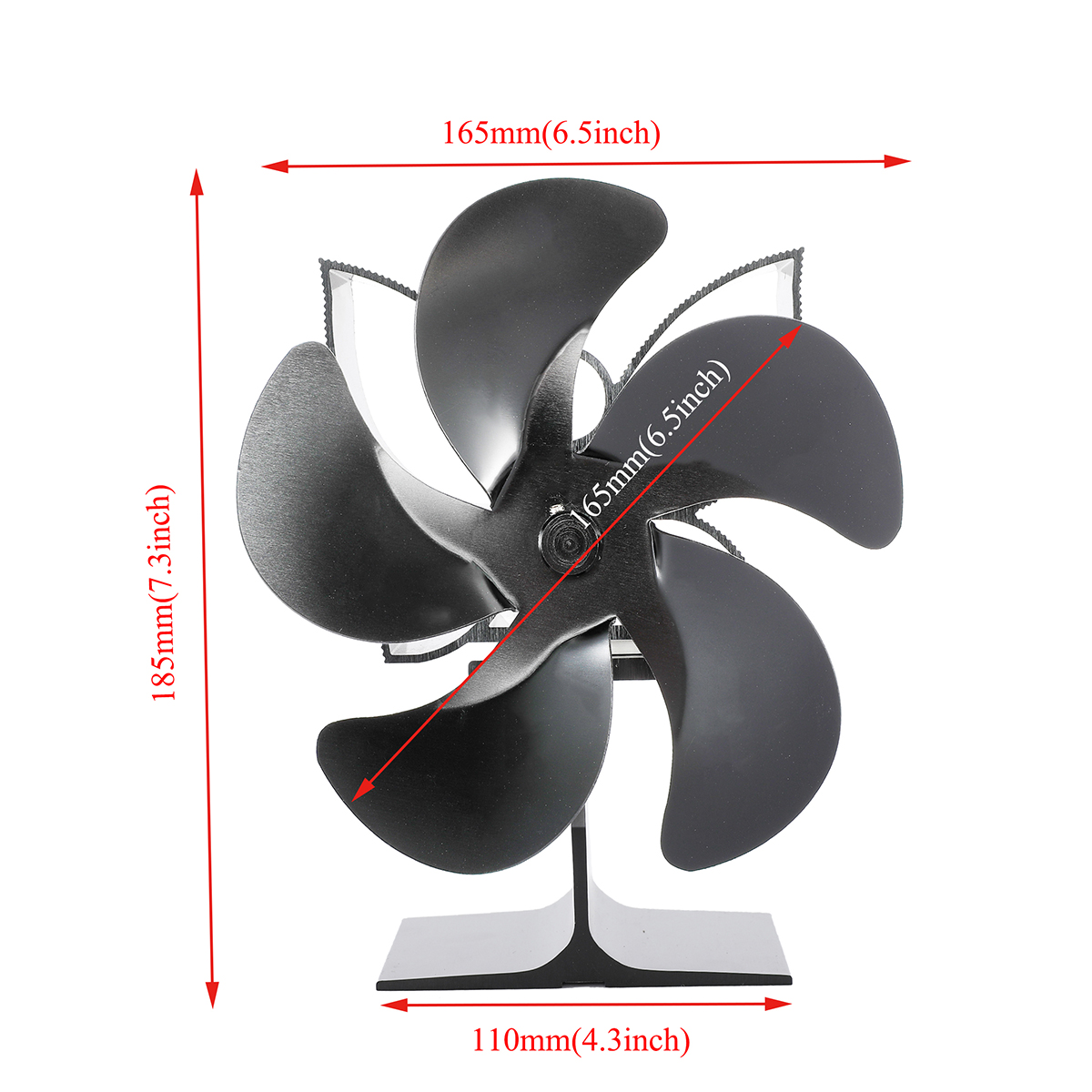 210CFM-5-Blades-Stove-Fan-Heat-Powered-Saving-Fireplace-Eco-Fan-Burner-1763380-4