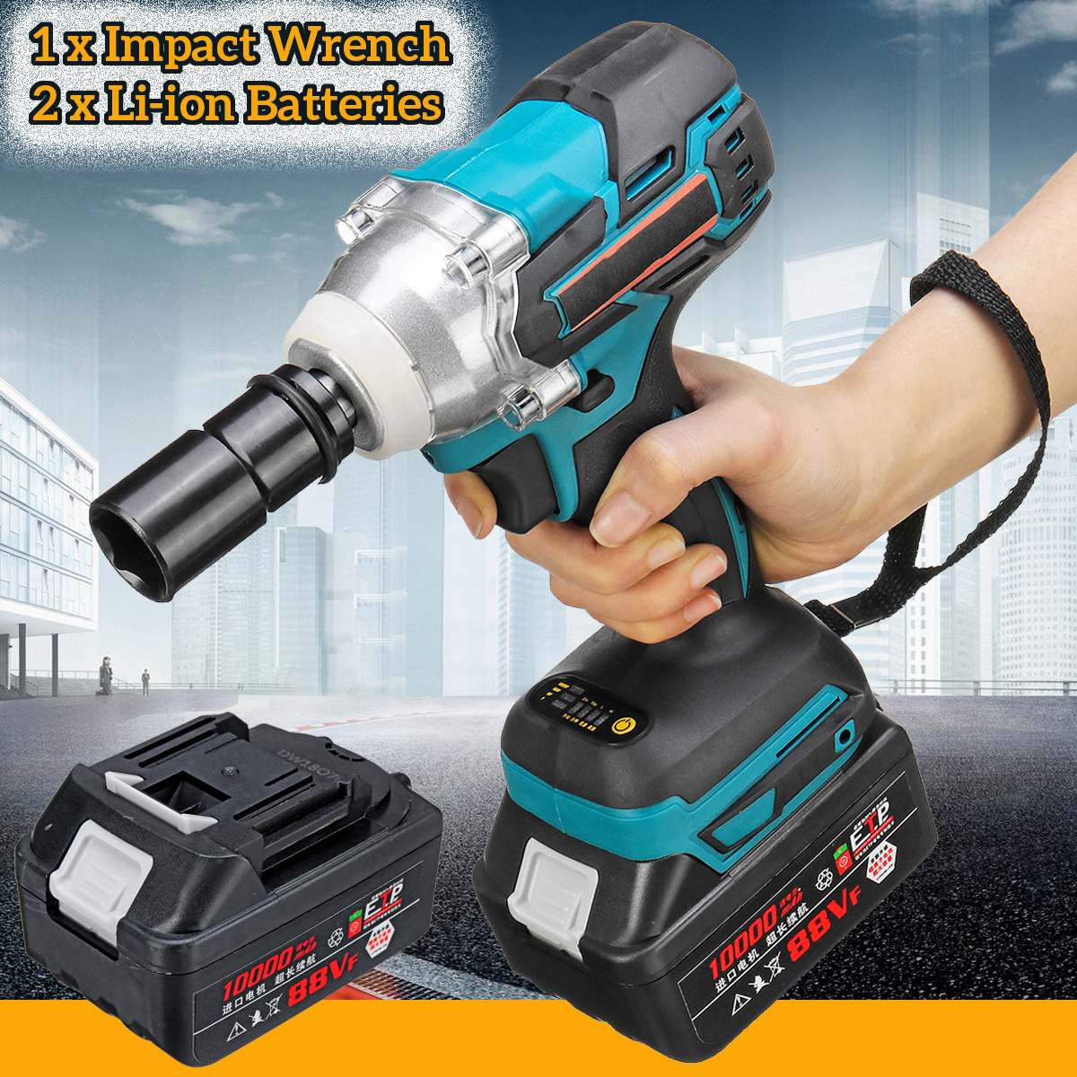 21V-330Nm-10000mAh-Lithium-Electric-Impact-Wrench-Cordless-with-2-Batteries-1399342-3
