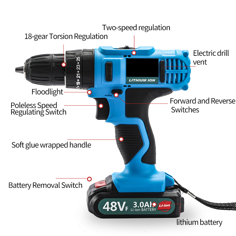 21V-3Ah-2000RPM-Cordless-Impact-Wrench-Hand-Drill-Torque-Tool-1800mAh-1742598-12