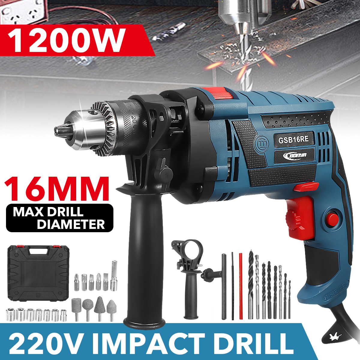 220V-1200W-Electric-Impact-Hand-Drill-Bit-Set-Variable-Speed-Adjustable-Woodworking-Drill-Power-Tool-1861859-2