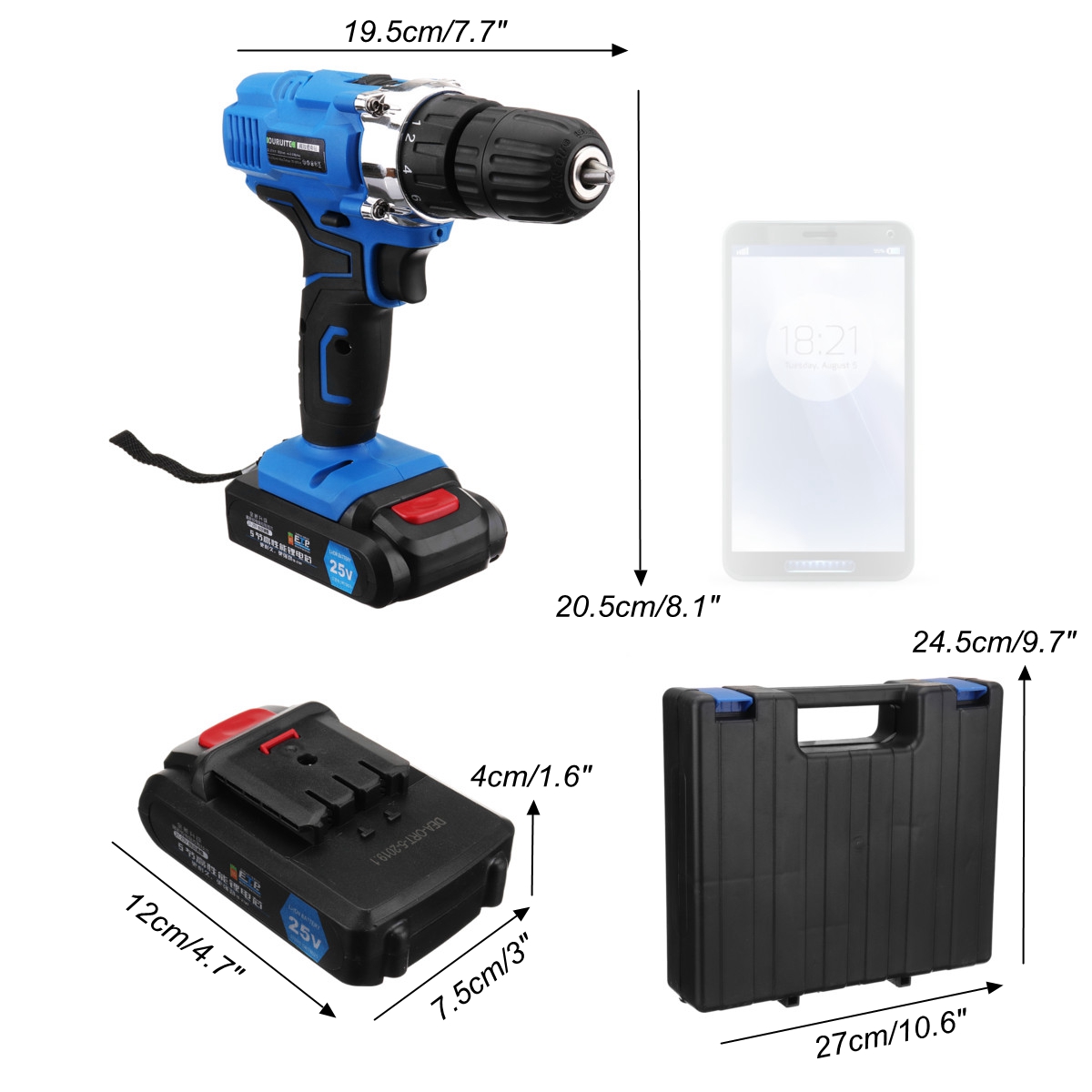 25V-Dual-Speed-Cordless-Drill-Driver-Electric-Drill-Rechargable-Power-Drills-Driver-Tool-1414380-8