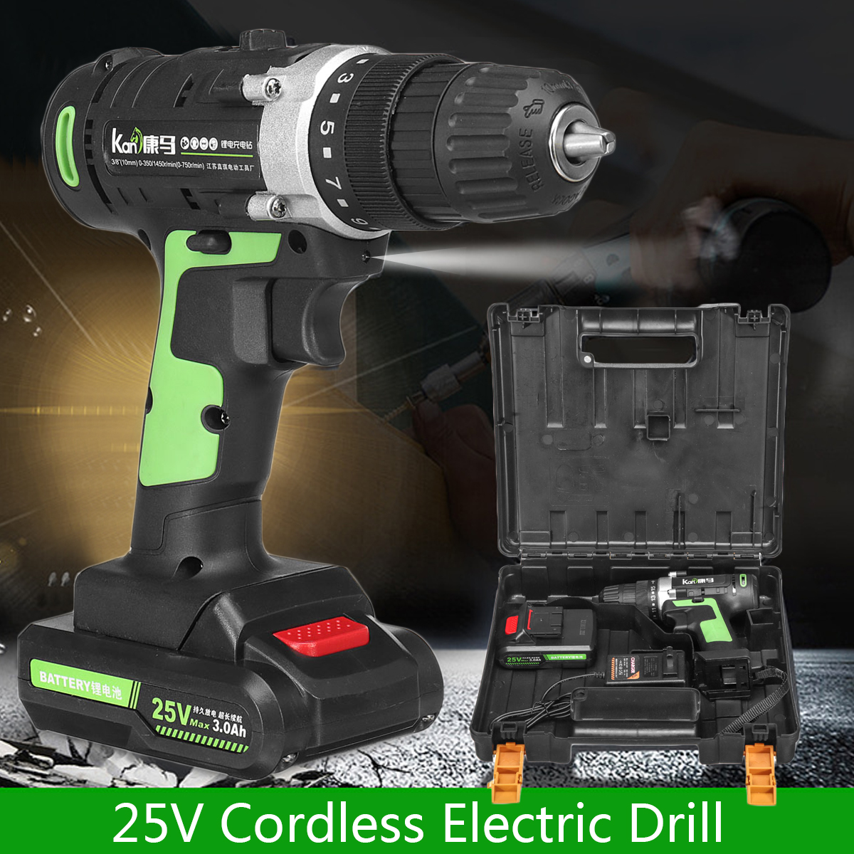 25V-Electric-Screwdriver-30Ah-Li-ion-Battery-Rechargeable-Cordless-Drill-2-Speed-1400630-6