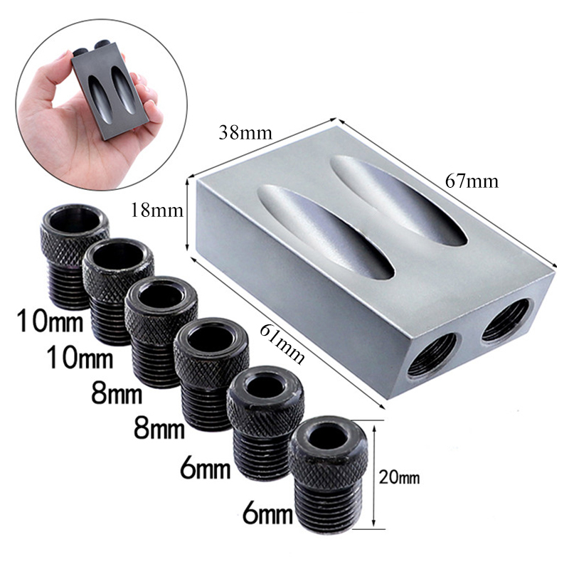 28PCS-Woodworking-Oblique-Hole-Drill-15-Degree-Angle-Inclined-Hole-Locator-Pocket-Hole-Jig-1635822-2