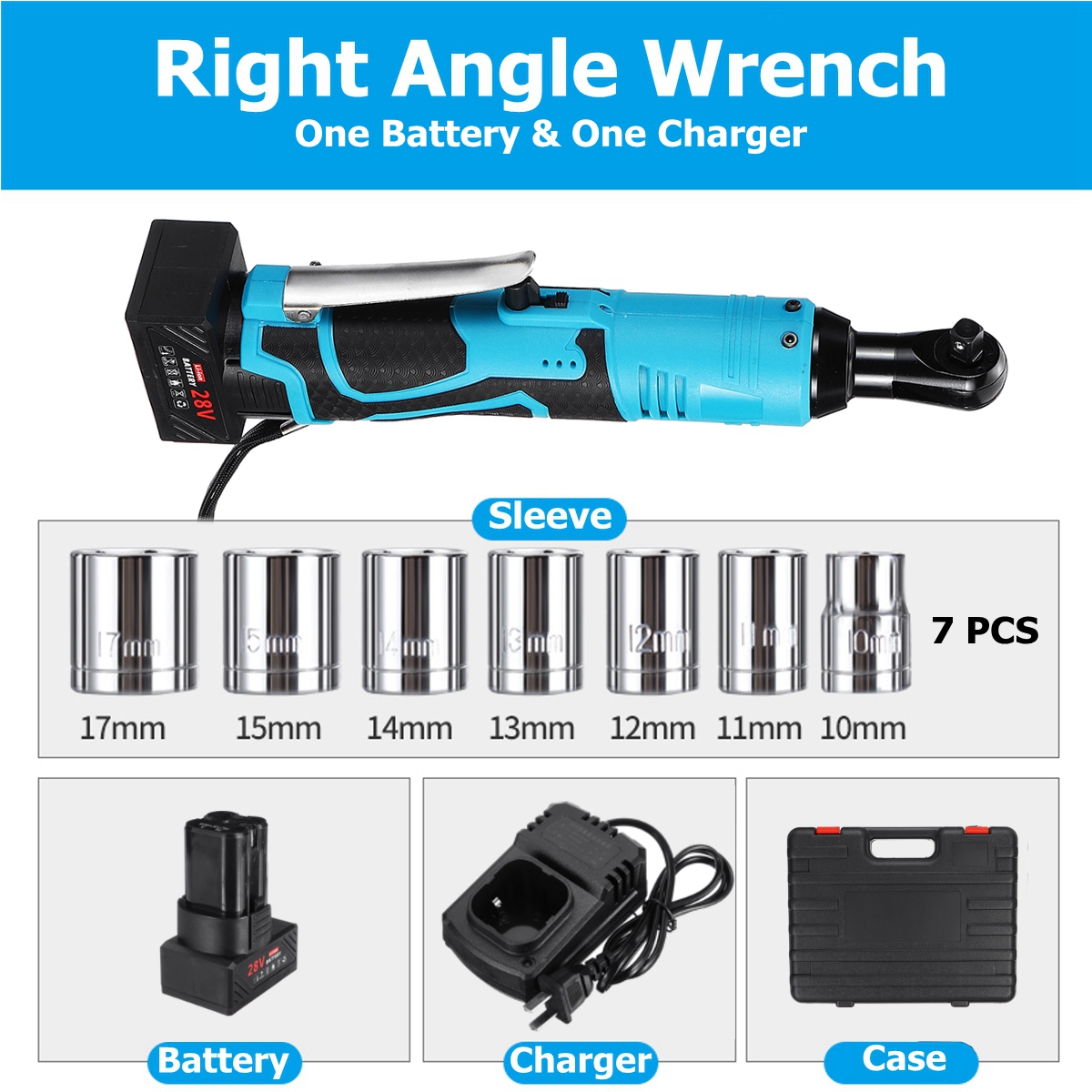28V-60Nm-Electric-Cordless-90deg-Ratchet-Wrench-38quot-Portable-8000mAh-Rechargeable-Battery-Right-A-1477209-9