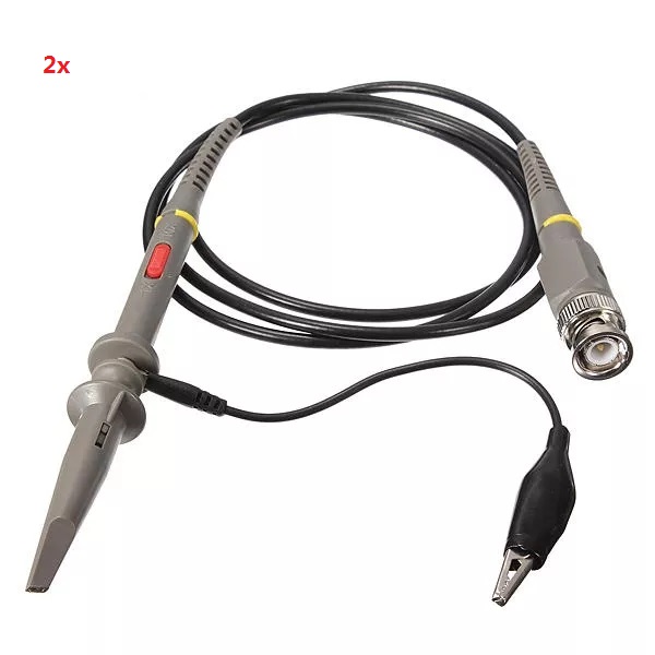 2Pcs-DANIU-P6100-Oscilloscope-100MHz-PKCATI-BNC-Clip-Probe-Clip-Cable-1566829-1
