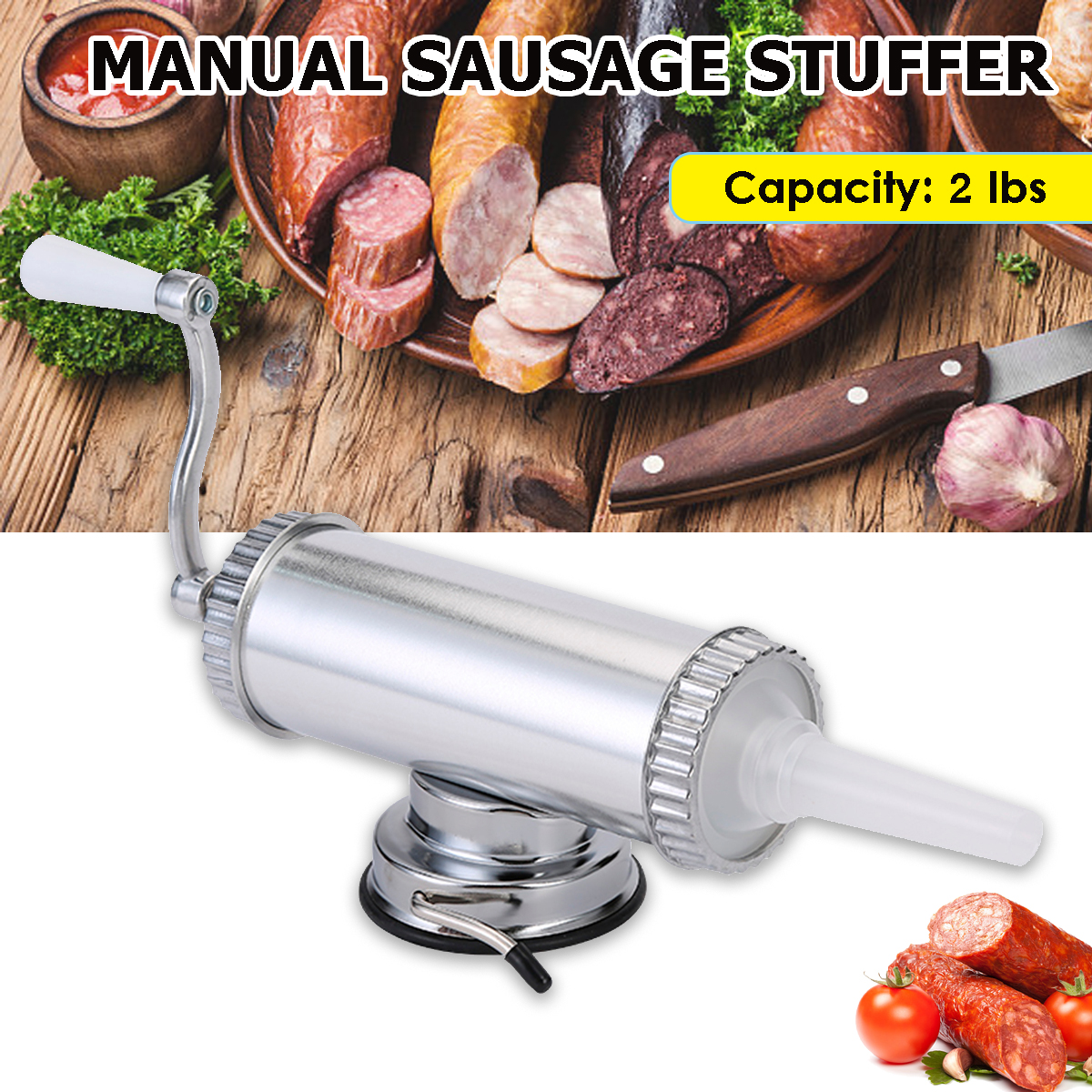 2lbs-Manual-Sausage-Stuffer-Maker-Meat-Filler-Machine-Suction-Base-Commercial-Tool-1705936-1