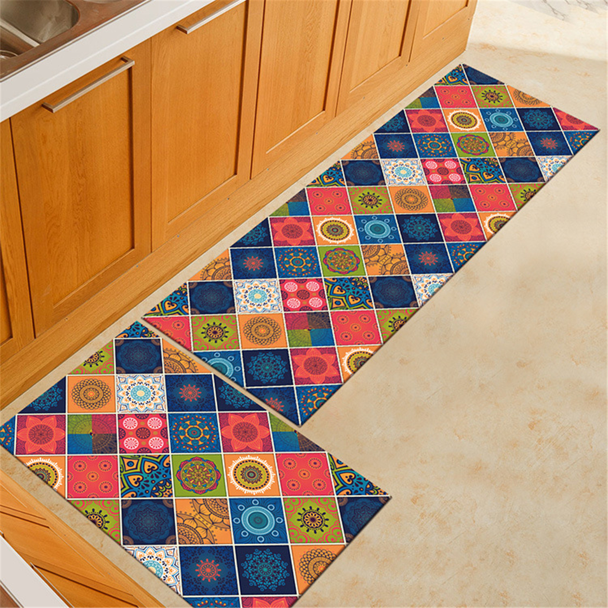 2pcs-Kitchen-Floor-Carpet-Non-Slip-Area-Rug-Living-Room-Washable-Door-Mat-Set-1608004-6