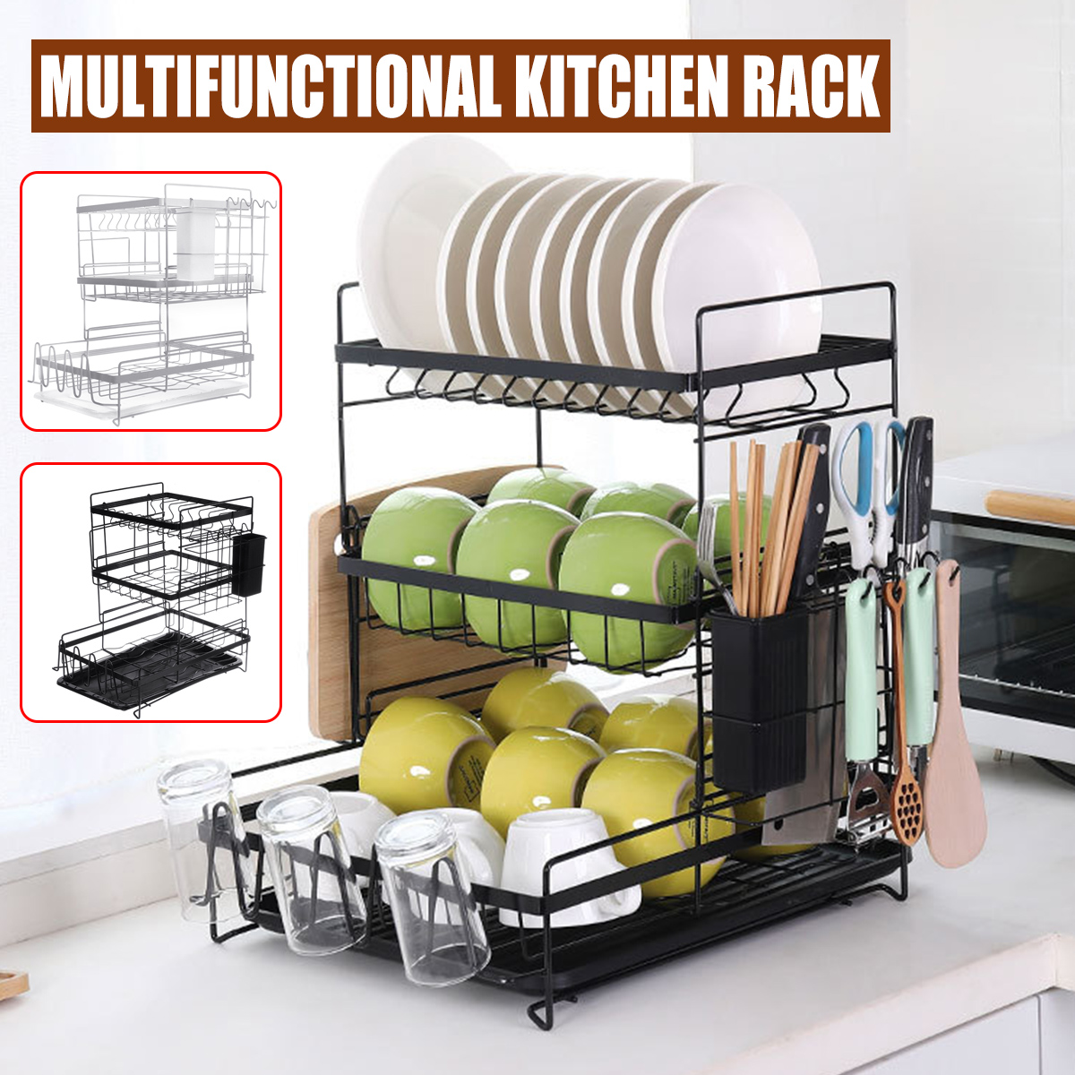 3-Tier-Multifunctional-Kitchen-Drying-Dish-Rack-Over-Sink-Drainer-Shelf-1750984-1