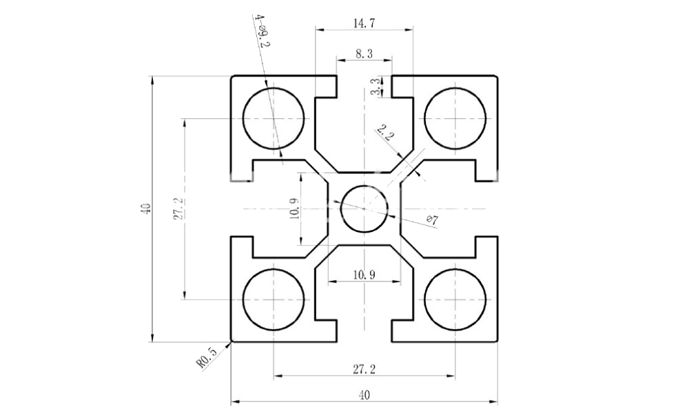 300-1000mm-4040-T-Slot-Aluminum-Extrusions-40x40x2mm-Aluminum-Profiles-Extrusions-Frame-for-Furnitur-1692571-7