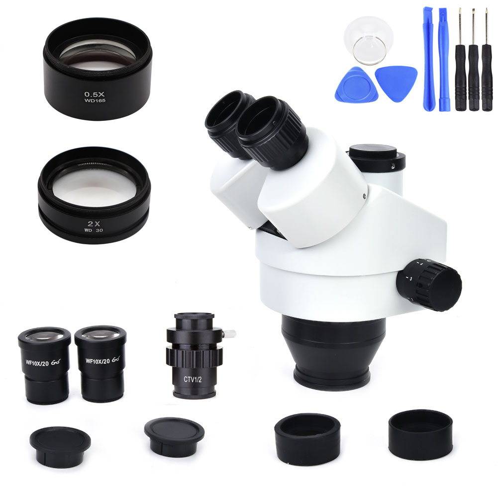 35X-90X-Double-Boom-Stand-Zoom-Simul-Focal-Trinocular-Stereo-Microscope48MP-2K-HDMI-USB-Industrial-C-1955091-3