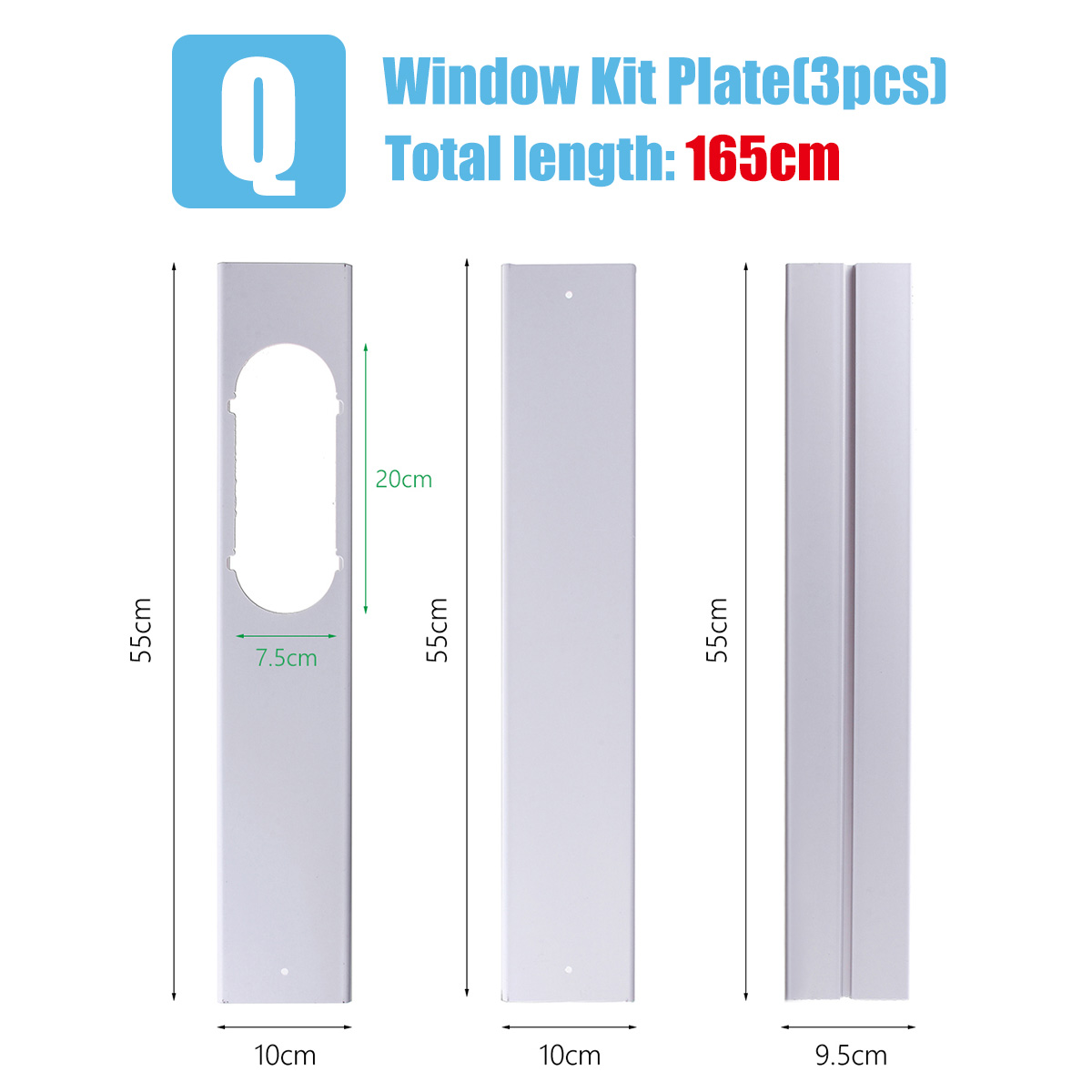 3Pcs-55-165cm-Adjustable-Window-Slide-Kit-Plate-Air-Conditioner-Wind-Shield-For-Portable-Air-Conditi-1632431-1