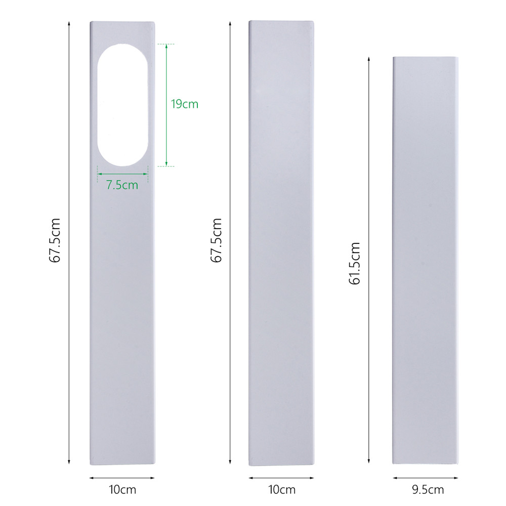 3pcs-Adjustable-Window-Slide-Kit-Plate-Air-Conditioner-Wind-Shield-For-Portable-Air-Conditioner-1464038-3