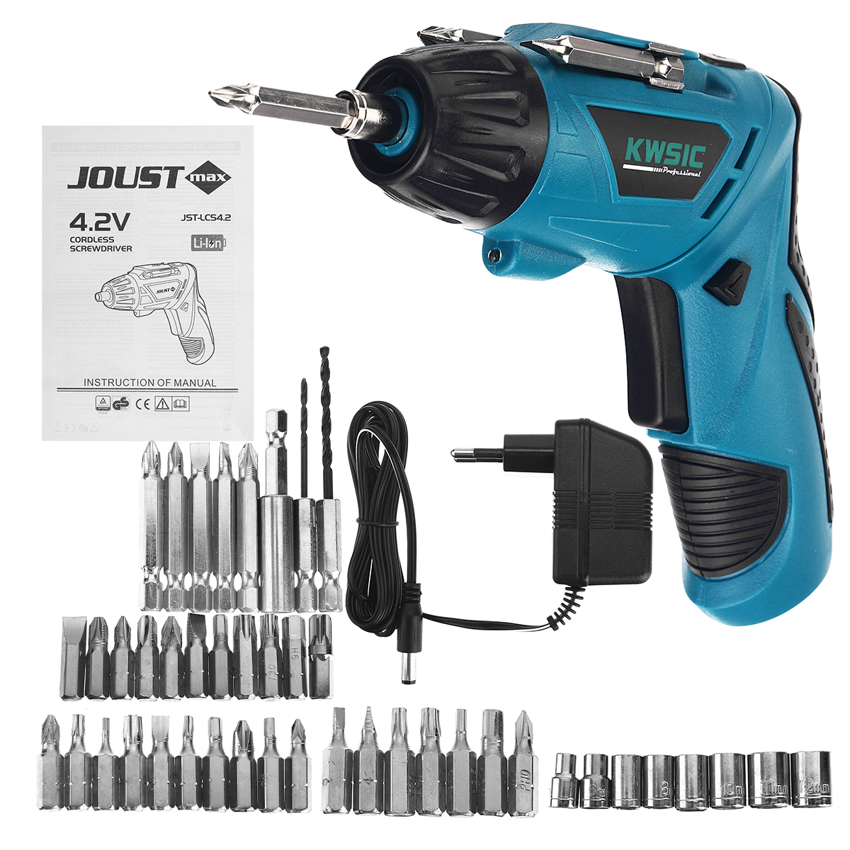 48V-Electric-Drill-Screw-Driver-Rechargeable-Cordless-Screwdriver-Tool-Drill-Bit-Set-1678689-10