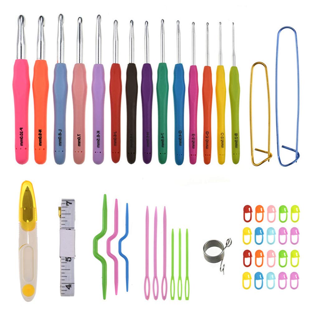 49pcs-Bag-Crochet-Combination-Tool-Crochet-Set-1681448-5