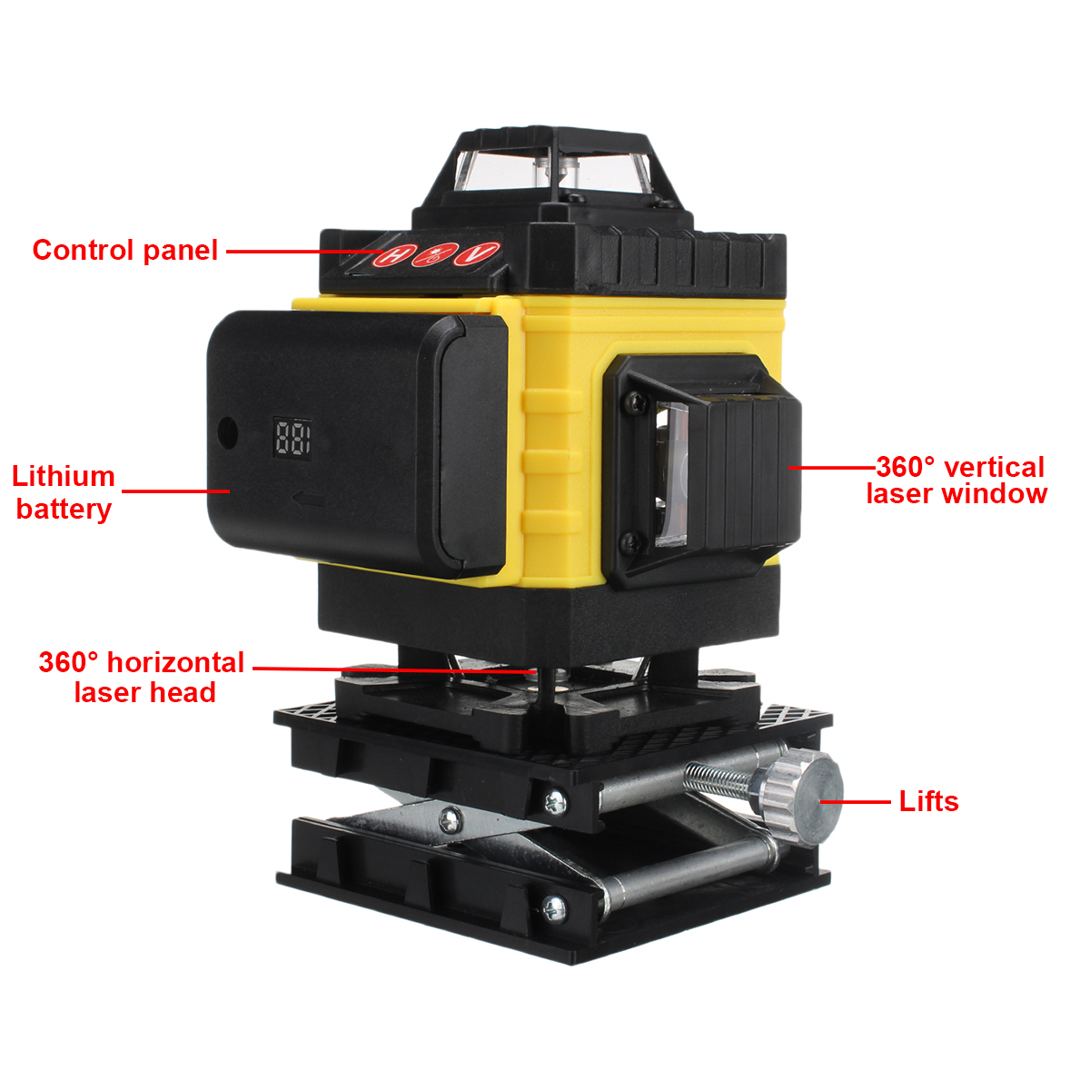 4D-16-Lines-Green-Light--Laser-Levels-360deg-Self-Leveling-Cross-Horizontal-Measure-with-2-Batteries-1937801-10