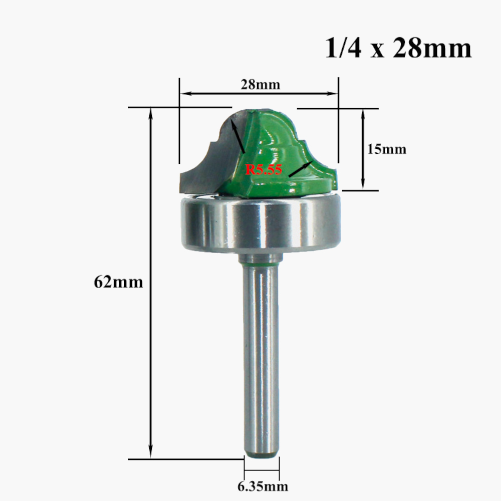 4Pcs-635mm-Shank-Double-Roman-Edging-Router-Bit-With-Bearing-Bilateral-Frame-Line-Cutter-For-Woodwor-1788345-10