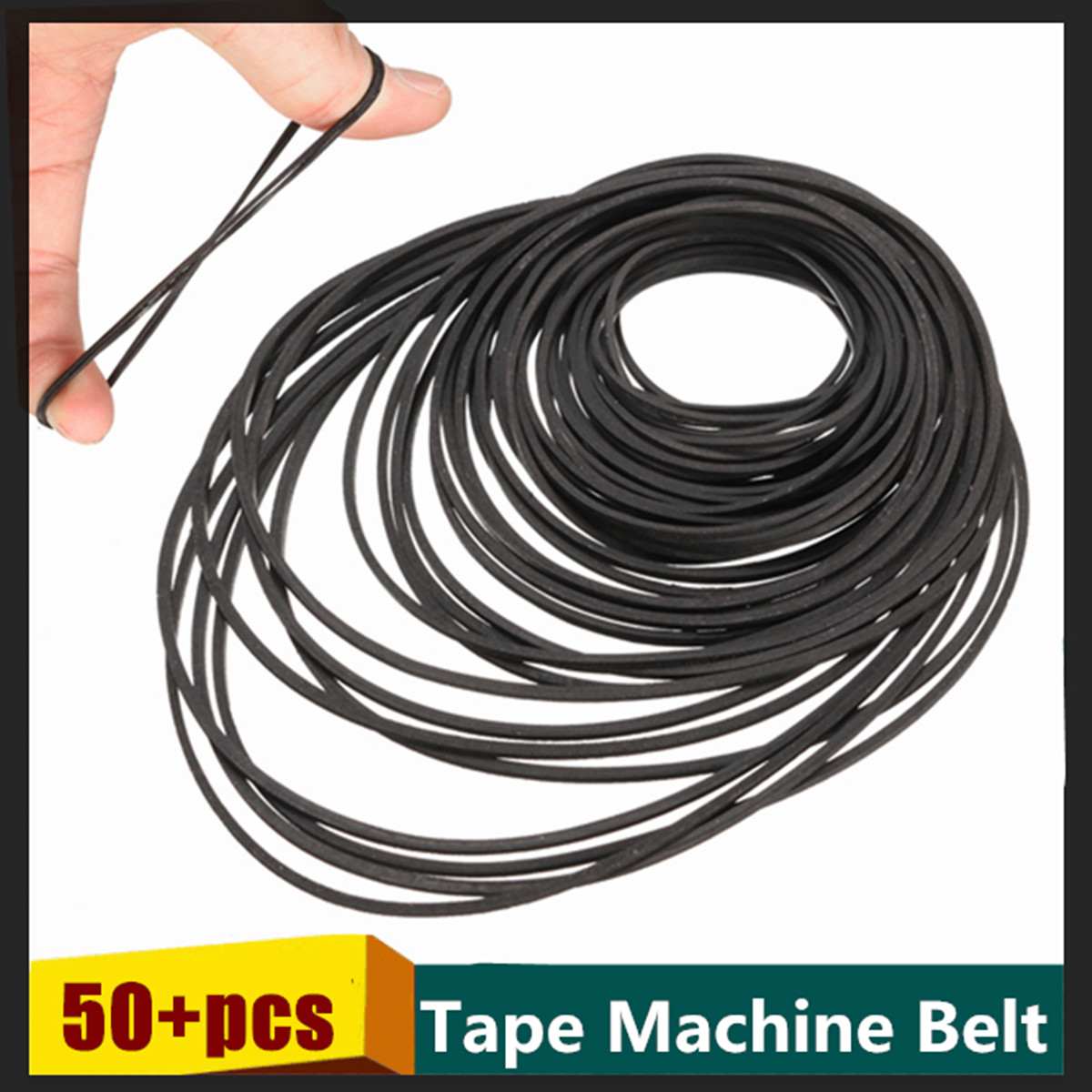 50pcs-40-130mm-Square-Tape-Machine-Belt-Mix-Cassette-Assorted-Common-Repair-Universal-1083434-2