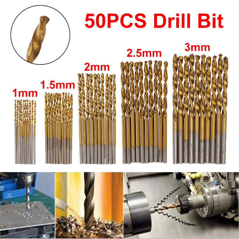 50pcs-Titanium-Coated-High-Speed-Steel-Twist-Drill-Bit1152253mm-Twist-Drill-BitWoodworking-1633522-1