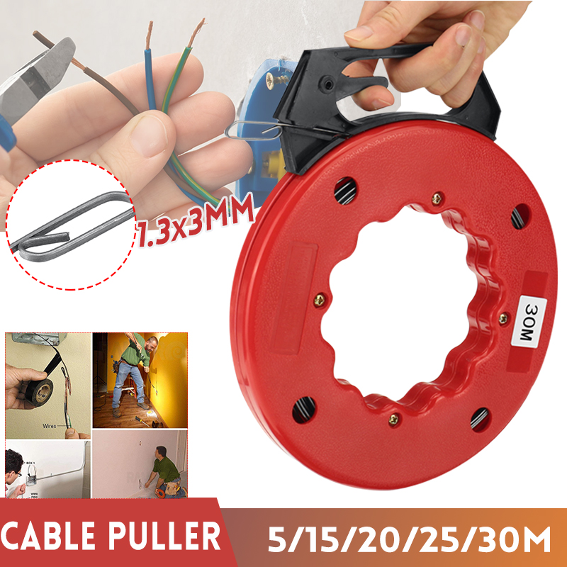 515202530M-Electrician-Fish-Tape-Cable-Wire-Access-Puller-Conduit-Drywall-Threader-1855905-1