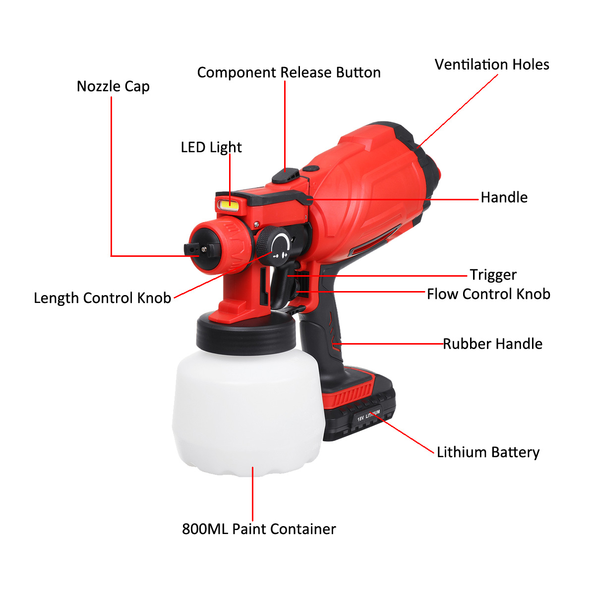 550W-Cordless-Electric-Spray-Guns-800ML-Lighting-Paint-Sprayer-Wood-Wall-Fences-Painting-Tool-W-Batt-1839681-4