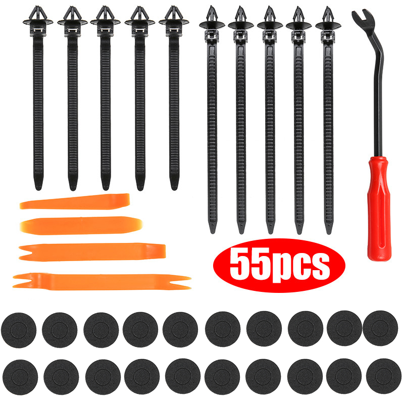 55pcs-Bumper-Body-Kits-Cars-Fastener-Remover-Straps-Removal-Tools-Gaskets-1670646-1