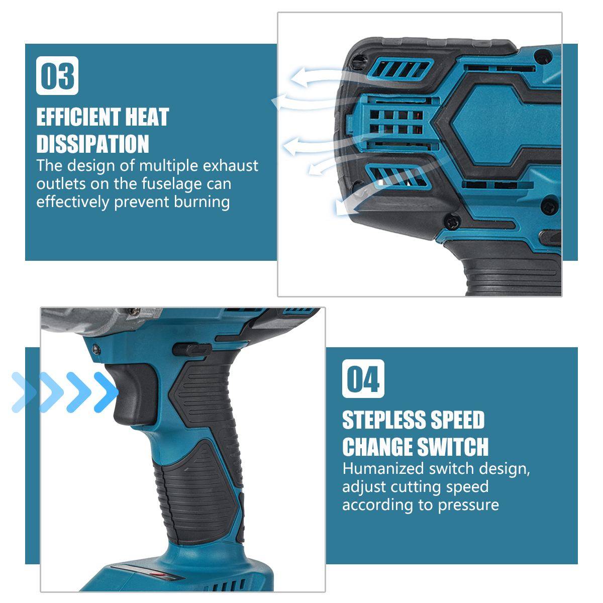 588VF-880Nm-34quot-Cordless-Brushless-Electric-Impact-Wrench-Rechargeable-Woodworking-Maintenance-To-1926542-7