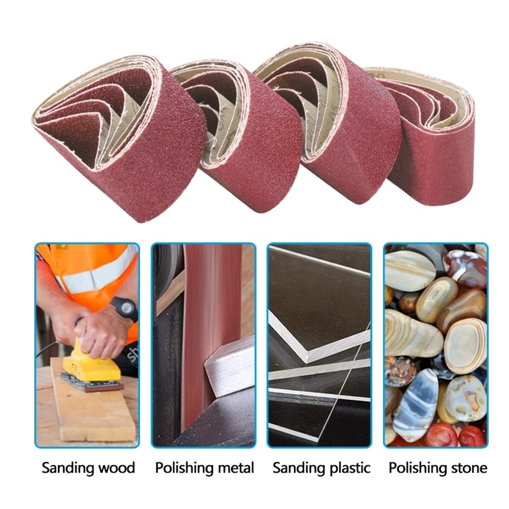 5Pcs-65x410mm-Abrasive-Sanding-Belts-406080120-Grit-Aluminium-Oxide-Power-Tools-Accessory-for-Grindi-1885589-2