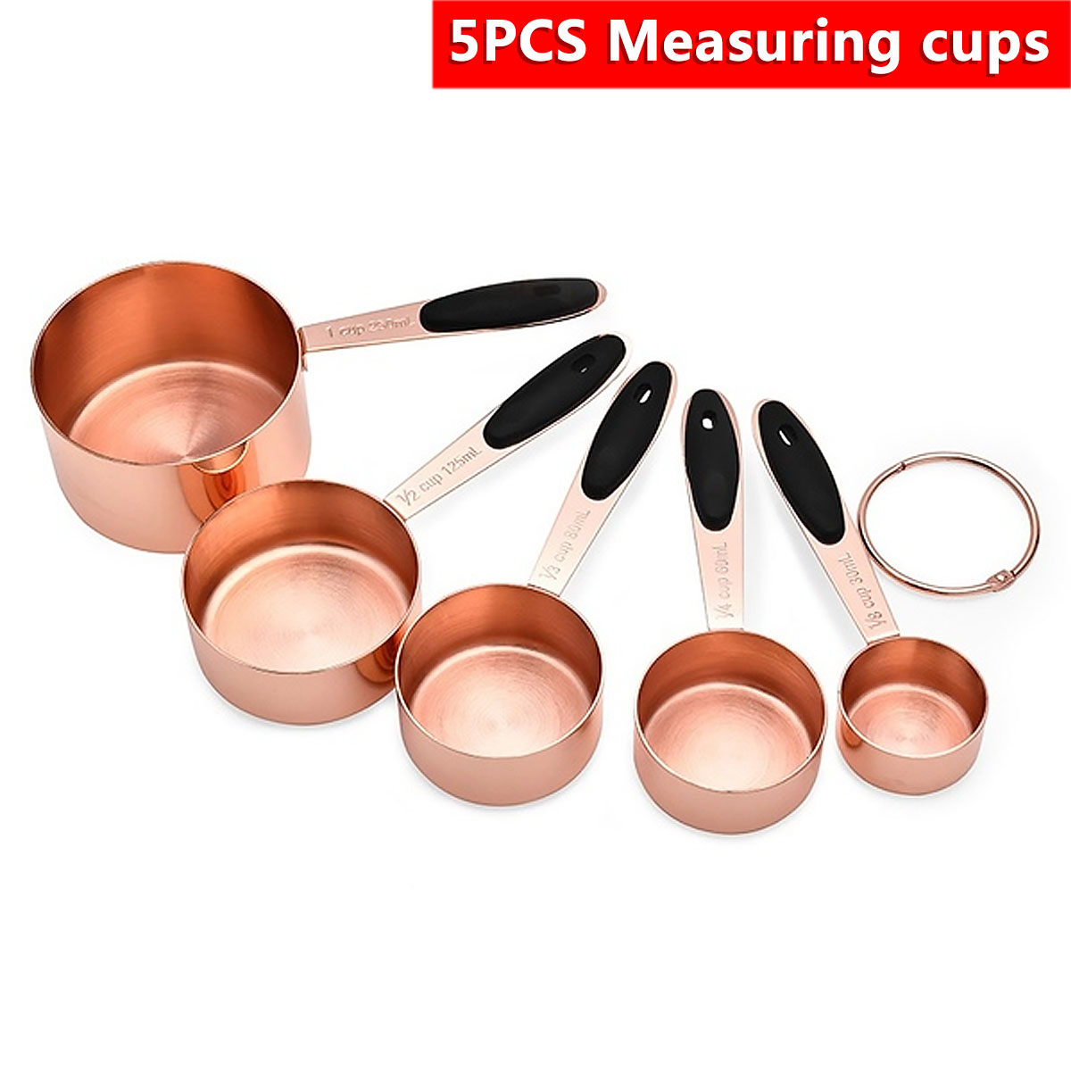 5Pcs-Measuring-Cup-Set-Stainless-Steel-Kitchen-Accessories-Baking-Bartending-Tools-1722150-4