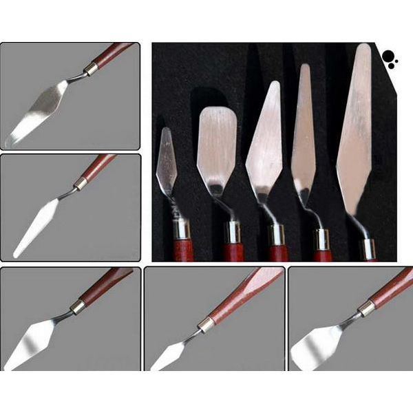 5pcs-Wooden-Painting-Handle-Paint-Pallette-Knives-Spatula-Stainless-Steel-Blade-989798-1