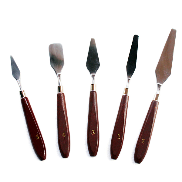 5pcs-Wooden-Painting-Handle-Paint-Pallette-Knives-Spatula-Stainless-Steel-Blade-989798-2