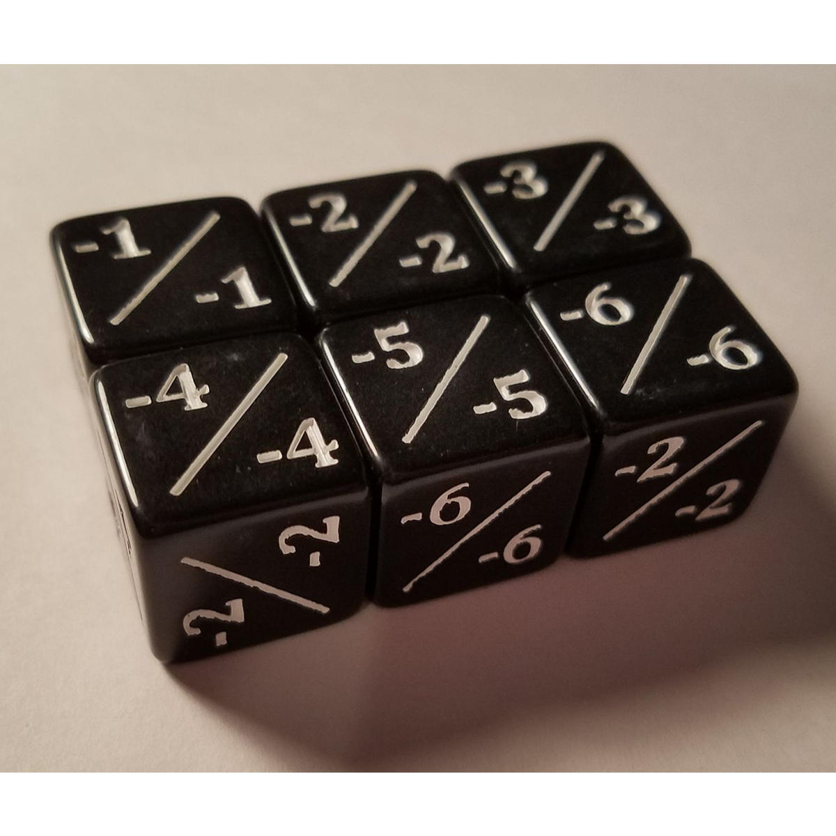 6-Pcs-White-Dice-Counters-11-for-MTG-Magic-The-Gathering-and-Others-1236394-6