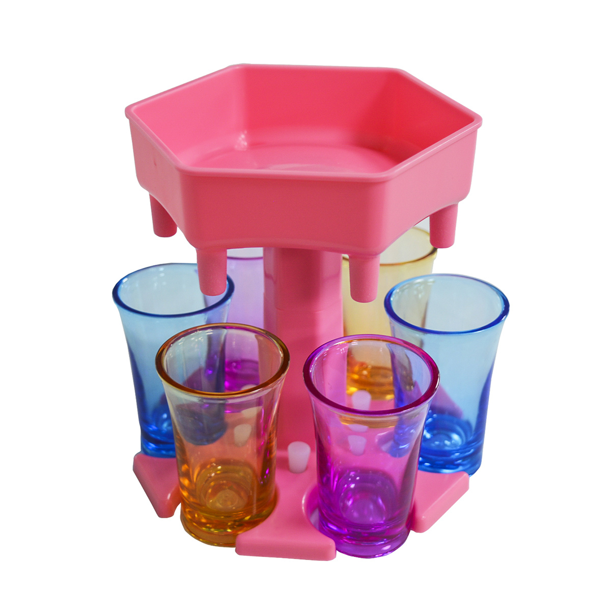 6-Shot-Glass-Dispenser-Holder-Liquid-Dispenser-Drinking-Games-Party-Beverage-Separator-Tools-1794664-12
