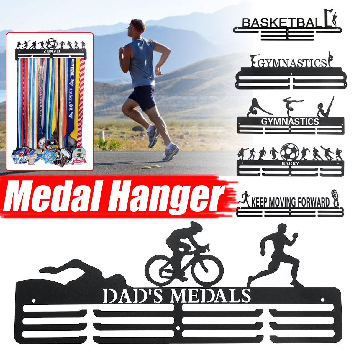 6-Types-Black-Sporting-Medal-Hangers-Awards-Display-Medal-Holder-Rack-Decorations-1618935-1