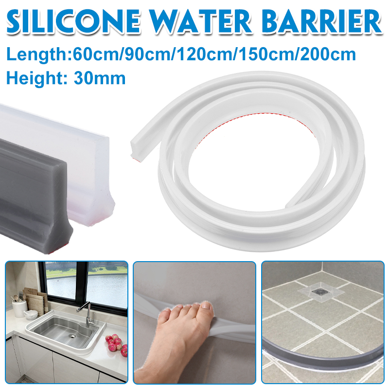 6090120150200cm-Shower-Threshold-Water-Dam-Shower-Barrier-Retention-System-1661478-1