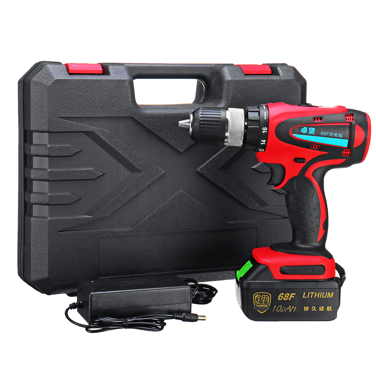 68V-10Ah-Cordless-Rechargeable-Electric-Drill-2-Speed-Heavy-Duty-Torque-Power-Drills-1403940-3