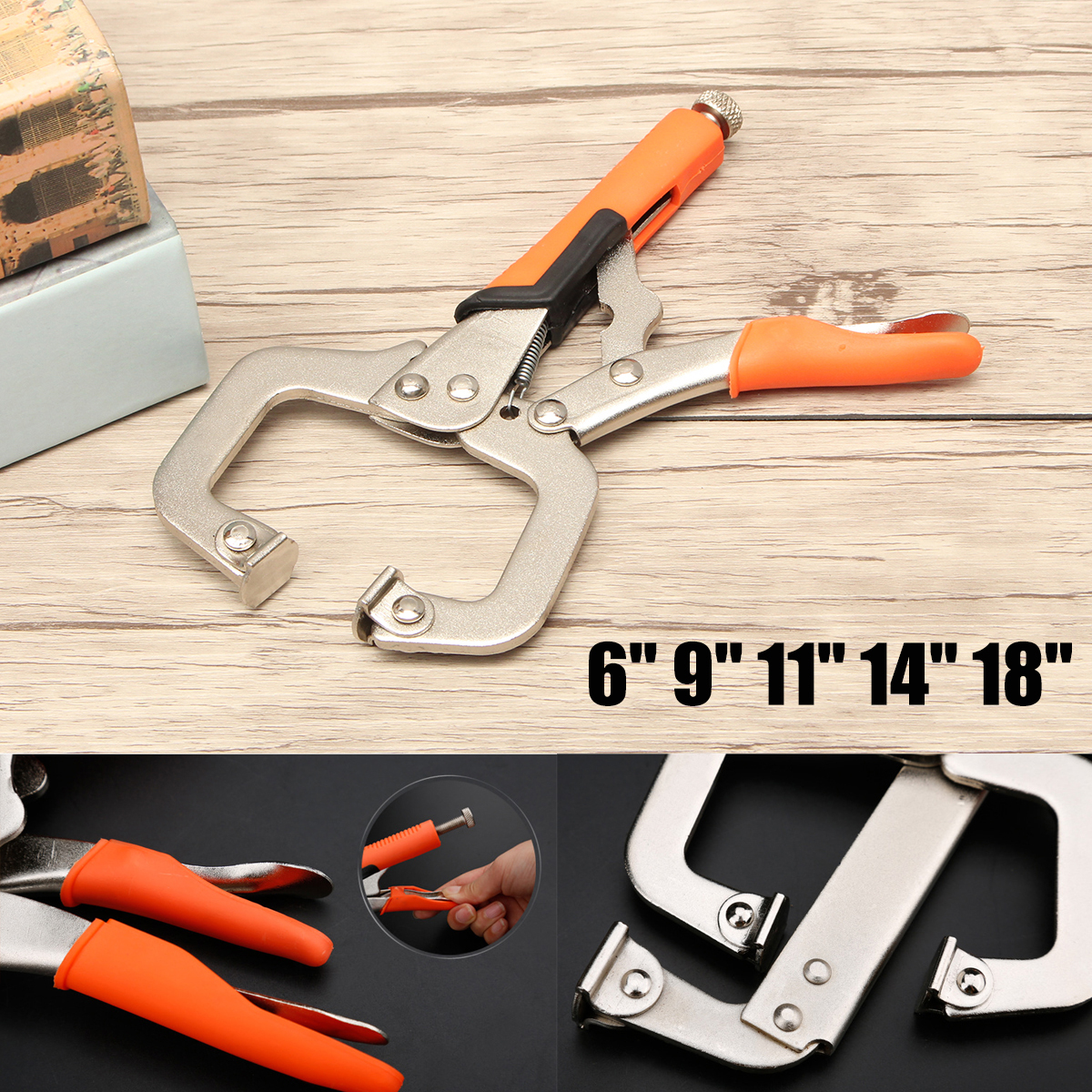 69111418inch-Alloy-Steel-C-Bracket-Vise-Grip-Welding-Quick-Pliers-Hand-Tool-1260840-4
