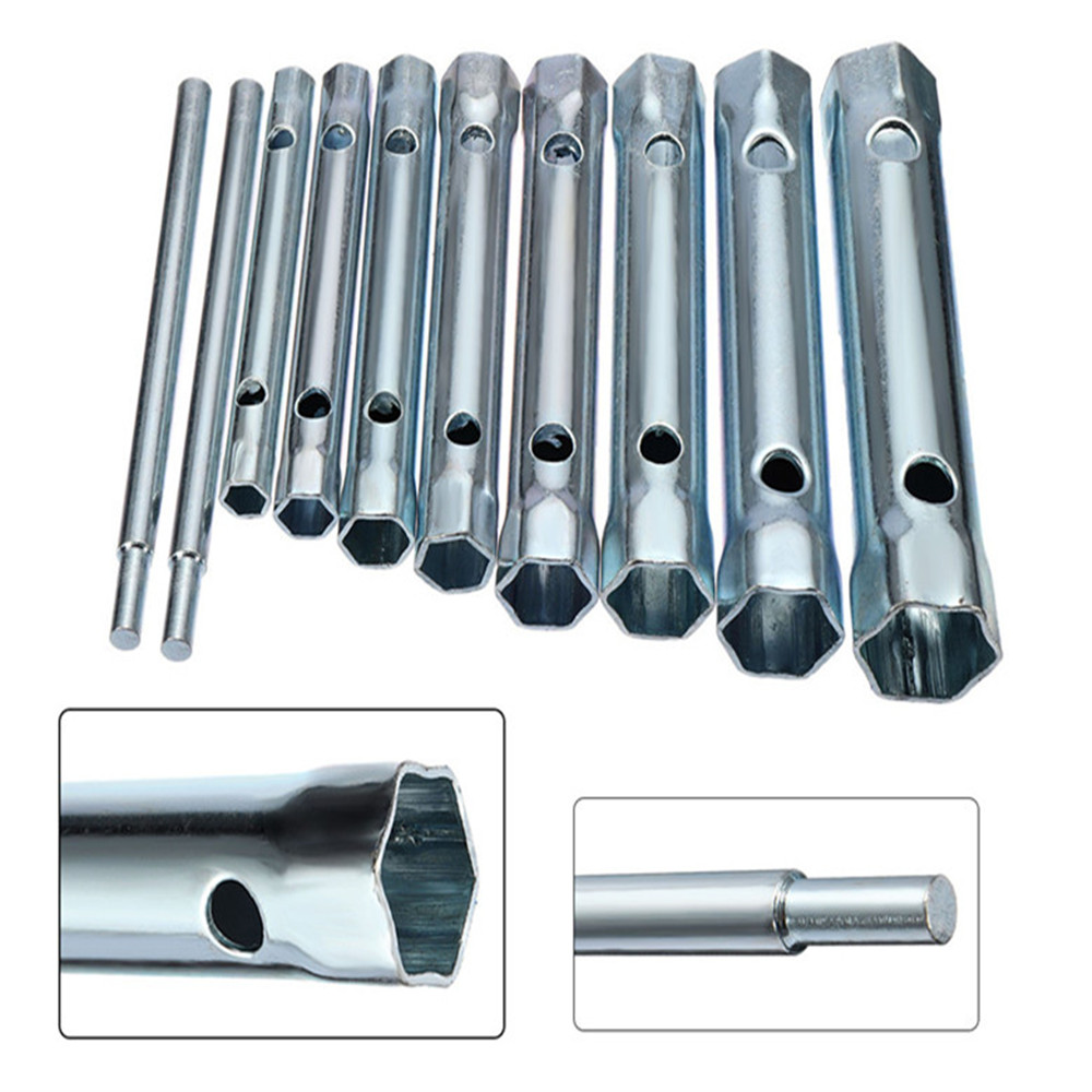 6Pcs-8-19mm10pcs-6-22mm-Metric-Tubular-Box-Wrench-Set-Tube-Bar-Spark-Plug-Spanner-1351497-4