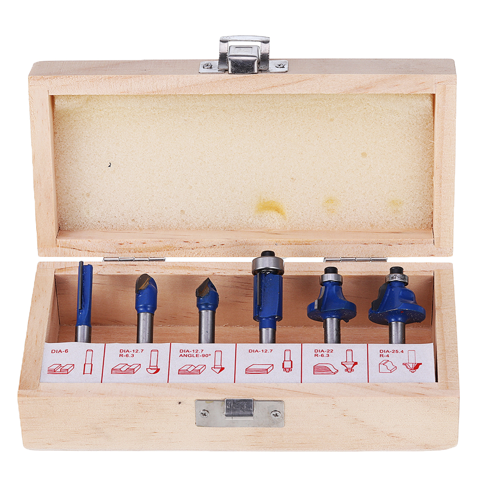 6pcs-14-Inch-Shank-Woodworking-Router-Bit-Trimming-Cutter-With-Wooden-Box-1613450-1