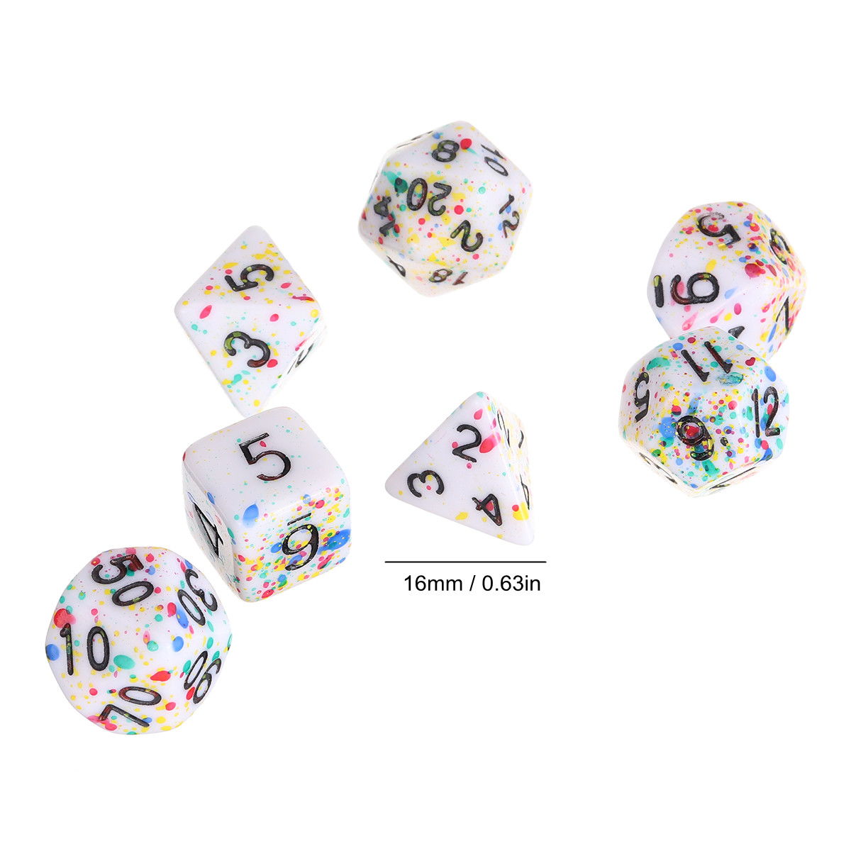 7Pcs-Acrylic-Polyhedral-Dice-Set-Colorful-Board-Game-Multisided-Dices-Gadget-1690588-6