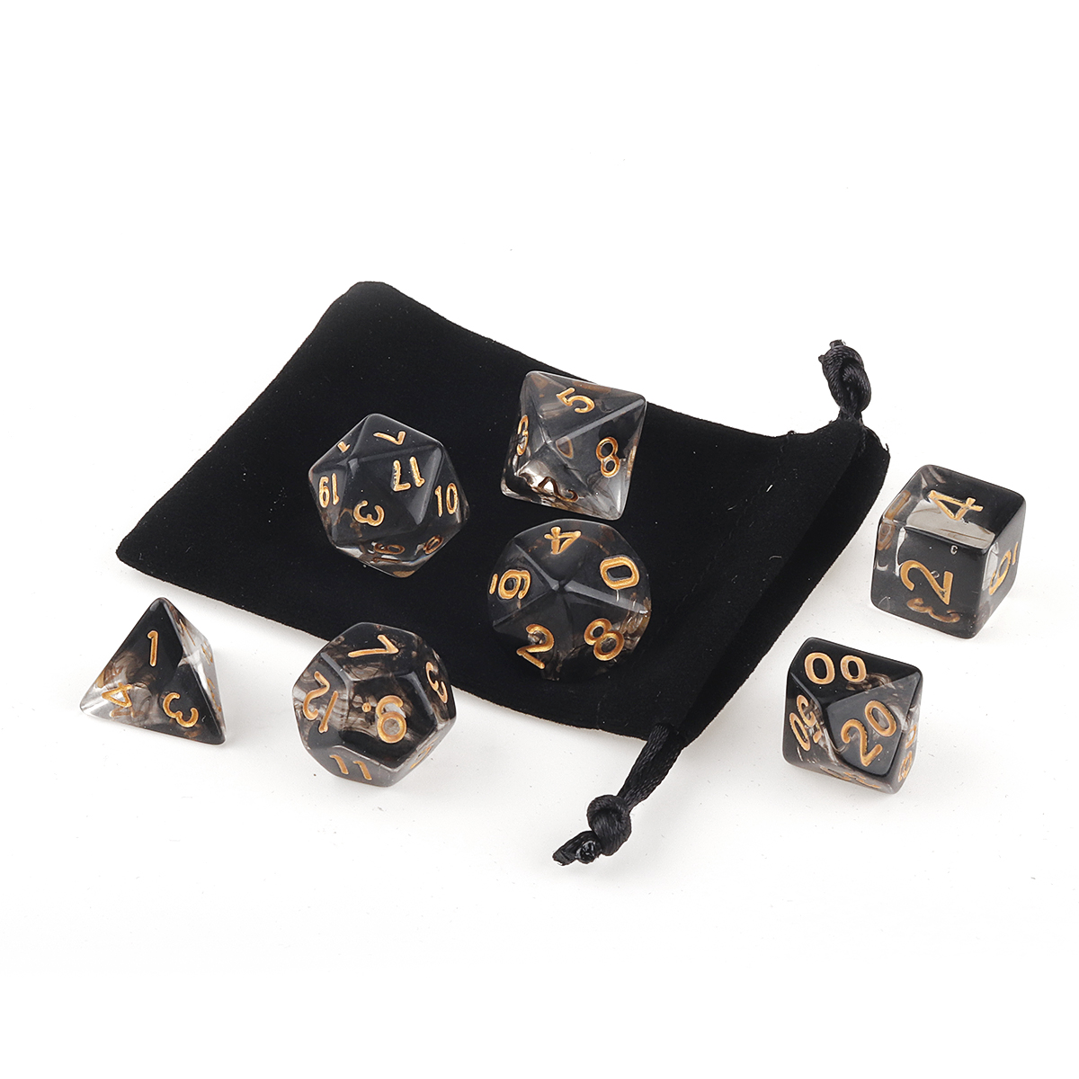 7Pcs-Transparent-Polyhedral-Dices-Multi-sided-Dice-1631909-4