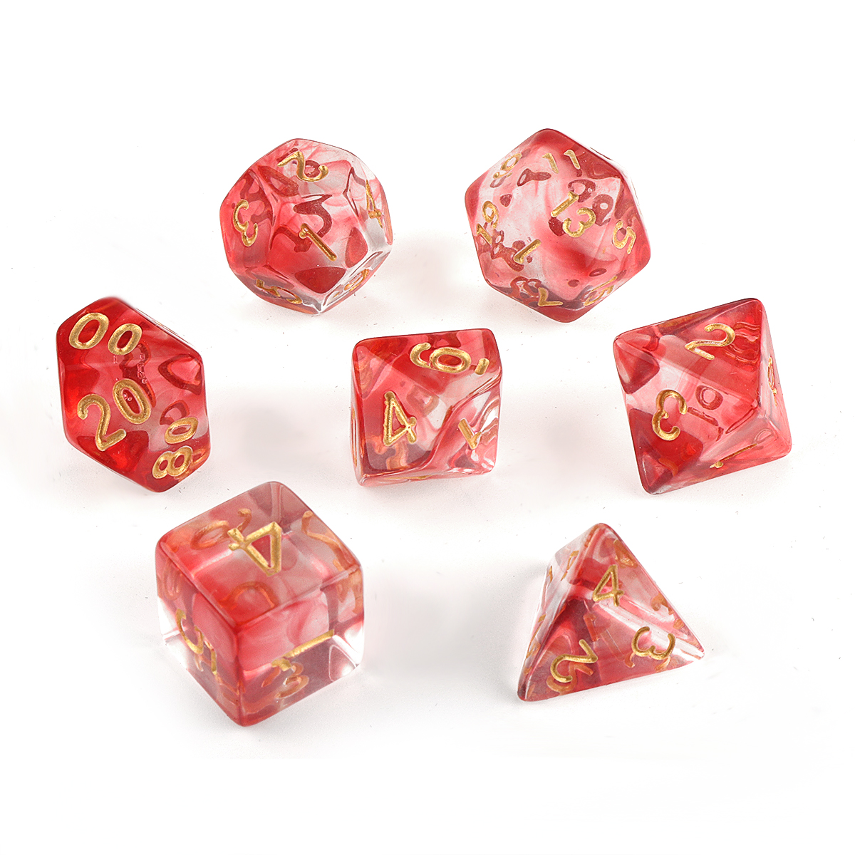 7Pcs-Transparent-Polyhedral-Dices-Multi-sided-Dice-1631909-7