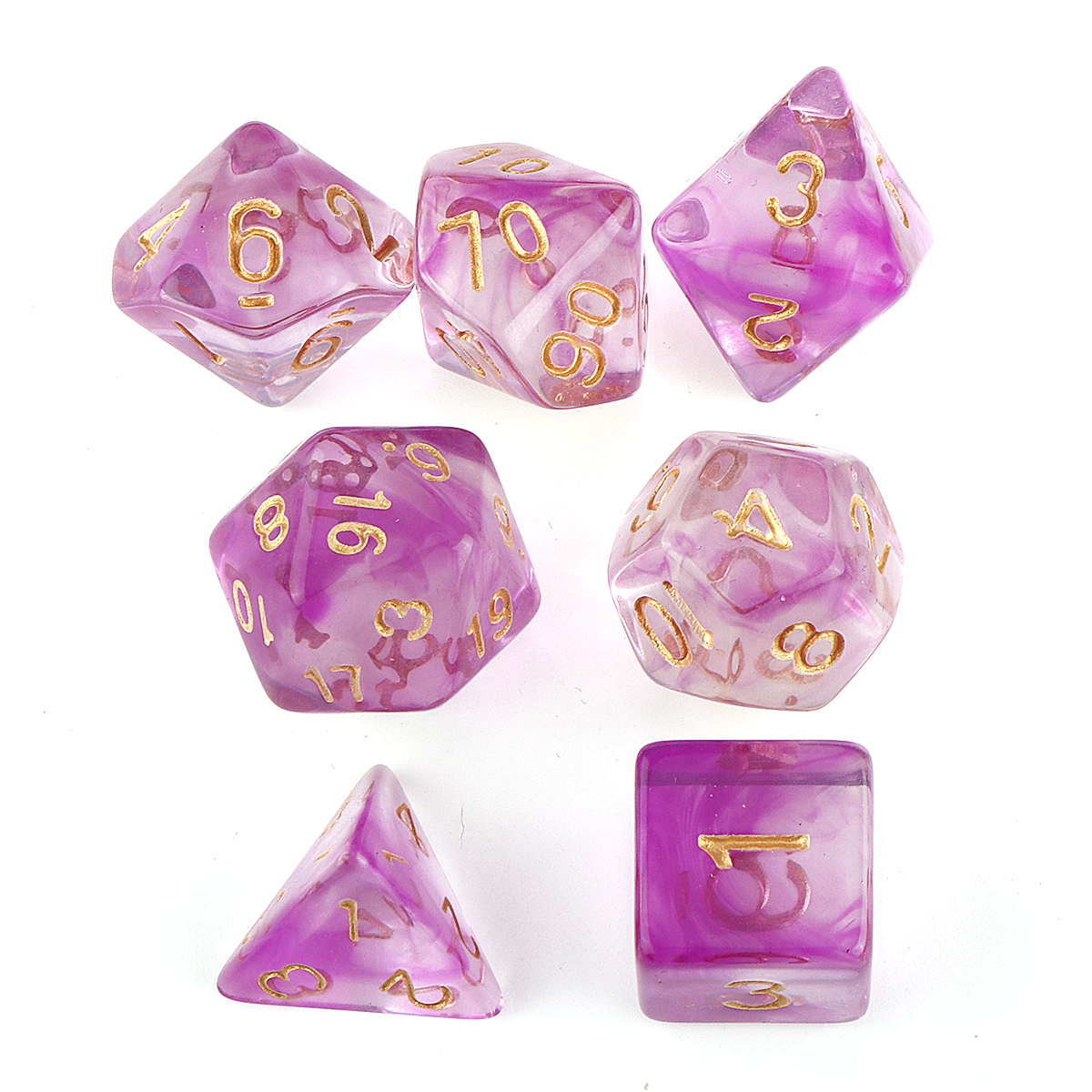 7Pcs-Transparent-Polyhedral-Dices-Multi-sided-Dice-1631909-8