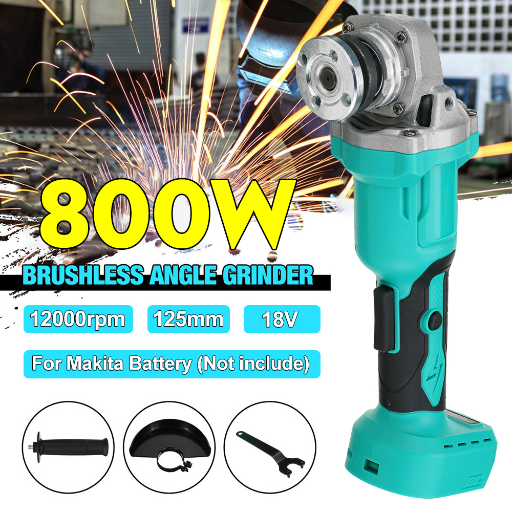 800W-125mm-Brushless-Cordless-Angle-Grinder-Polisher-Polishing-Machine-For-Makita-18V-Battery-1817721-2